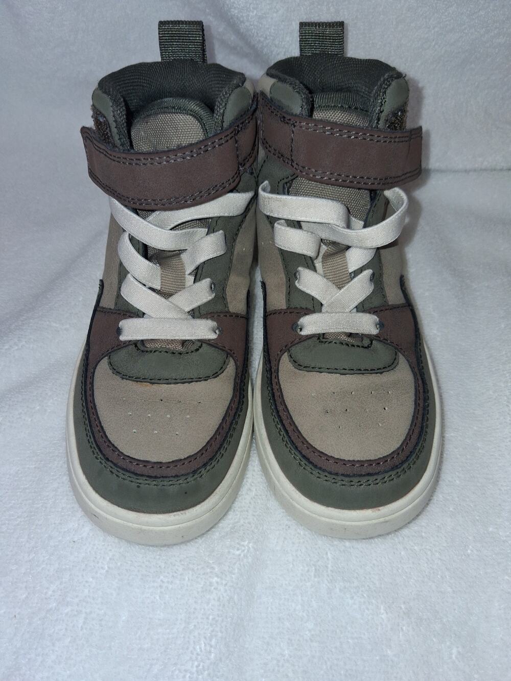 H&M Keith Haring Kid’s Brown High Top Shoes Size 10-EU Kids Boys & ❤️ Pre-owned
